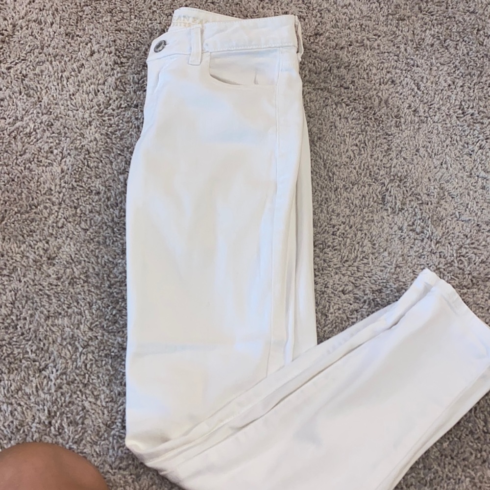 Women’s American eagle white jeggings super stretch